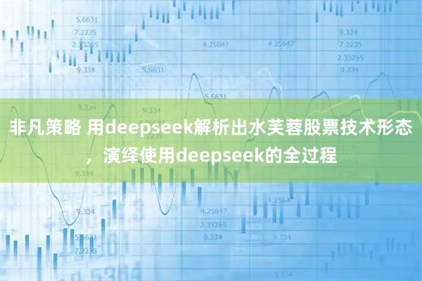非凡策略 用deepseek解析出水芙蓉股票技术形态，演绎使用deepseek的全过程