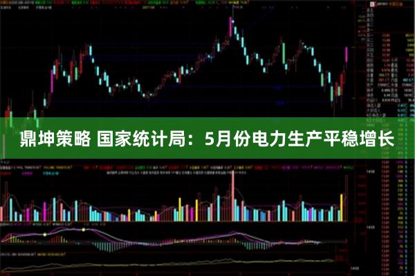 鼎坤策略 国家统计局：5月份电力生产平稳增长